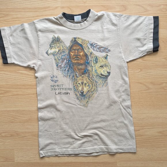 Vintage Spirit Brothers Utah Women's T Shirt, Single Stitch, Size M, Made in USA - Picture 1 of 8